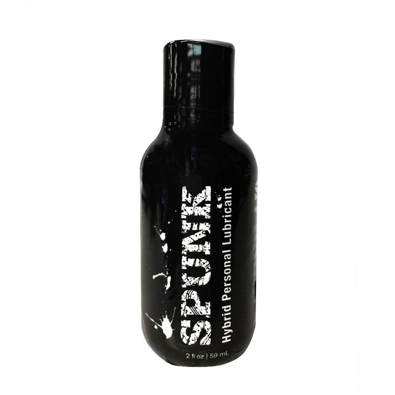 Spunk Lube Hybrid 2oz black bottle water-based silicone hybrid personal lubricant