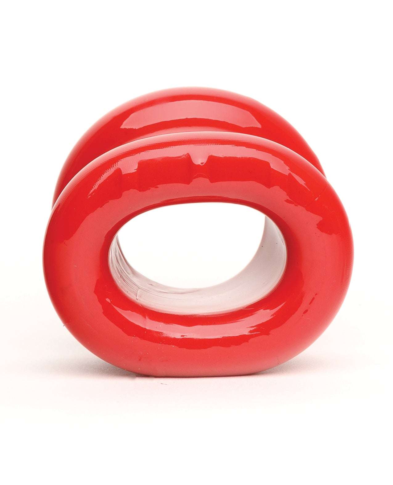 Red Sport Fucker Muscle Ball Stretcher made of high quality TPR with thick, comfortable design for added weight without pain