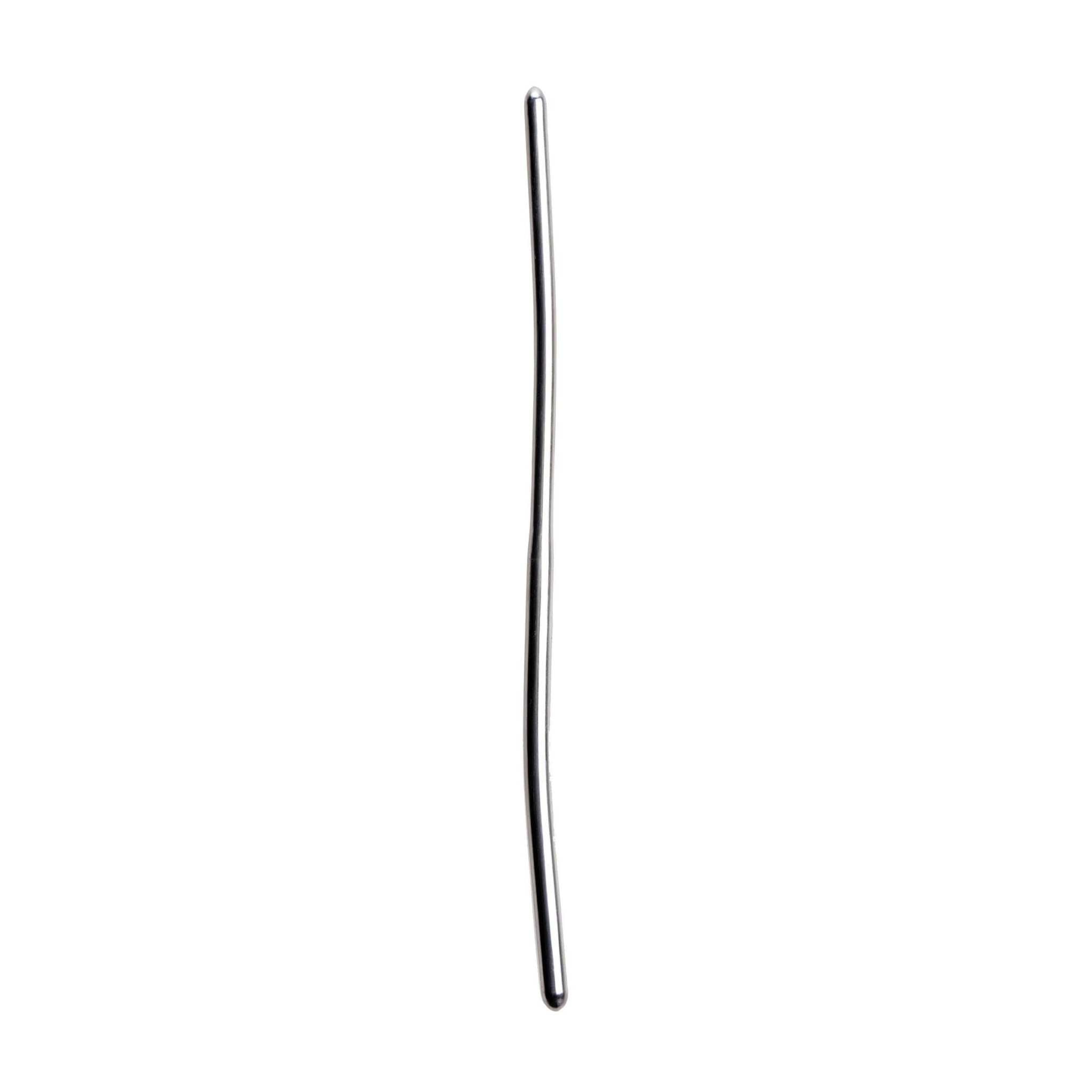 Small Hegar Sound urethral dilator 5 to 6 mm metal with dual diameter ends and 8-inch length for urethral play