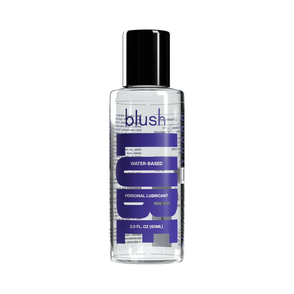Blush Lube water-based personal lubricant bottle 2 oz for sensitive skin and safe intimate use