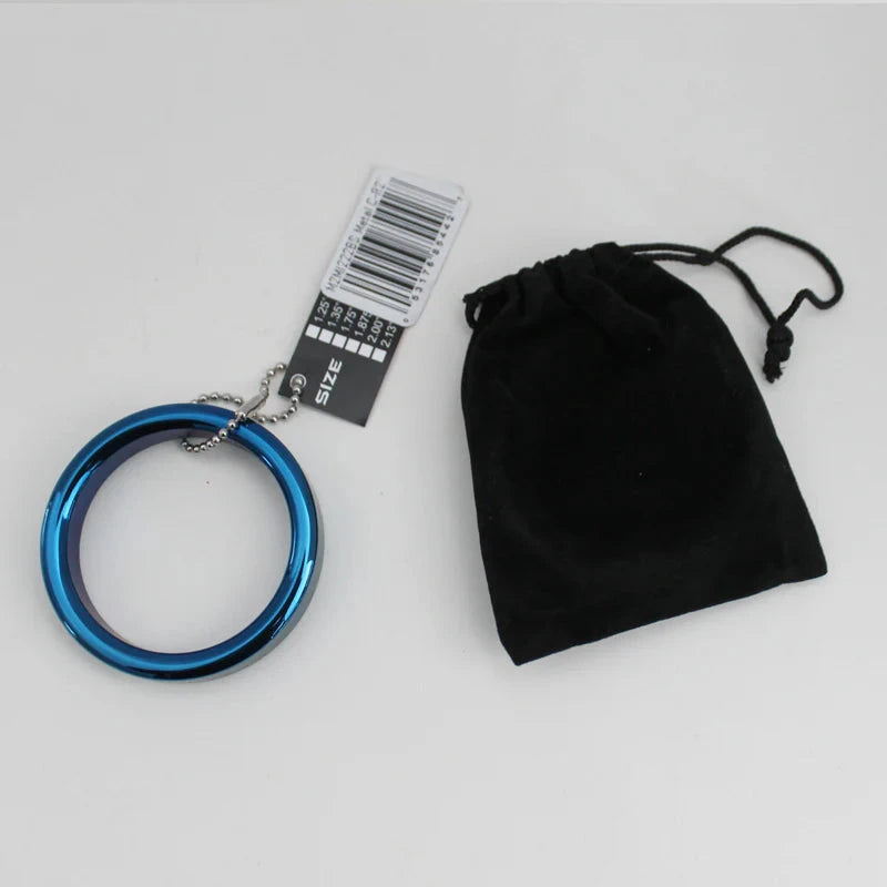 M2M Cock Ring Blue Steel 2in by Cock & Balls
