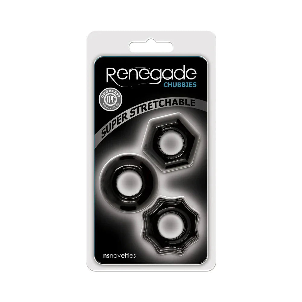 Renegade Chubbies Cock Rings 3-Pack