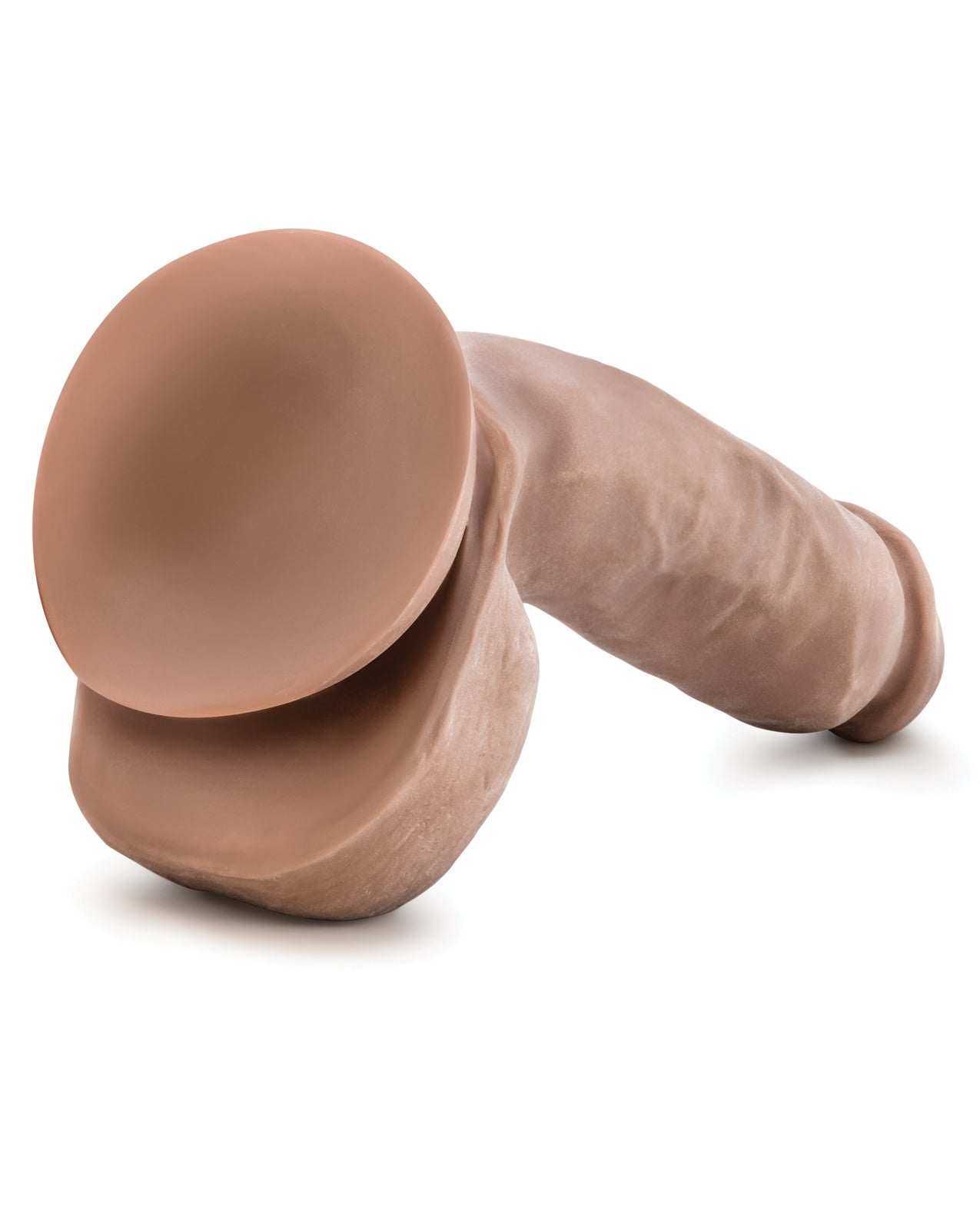 Blush Au Naturel Macho Dong with suction cup base in realistic skin-safe TPE material