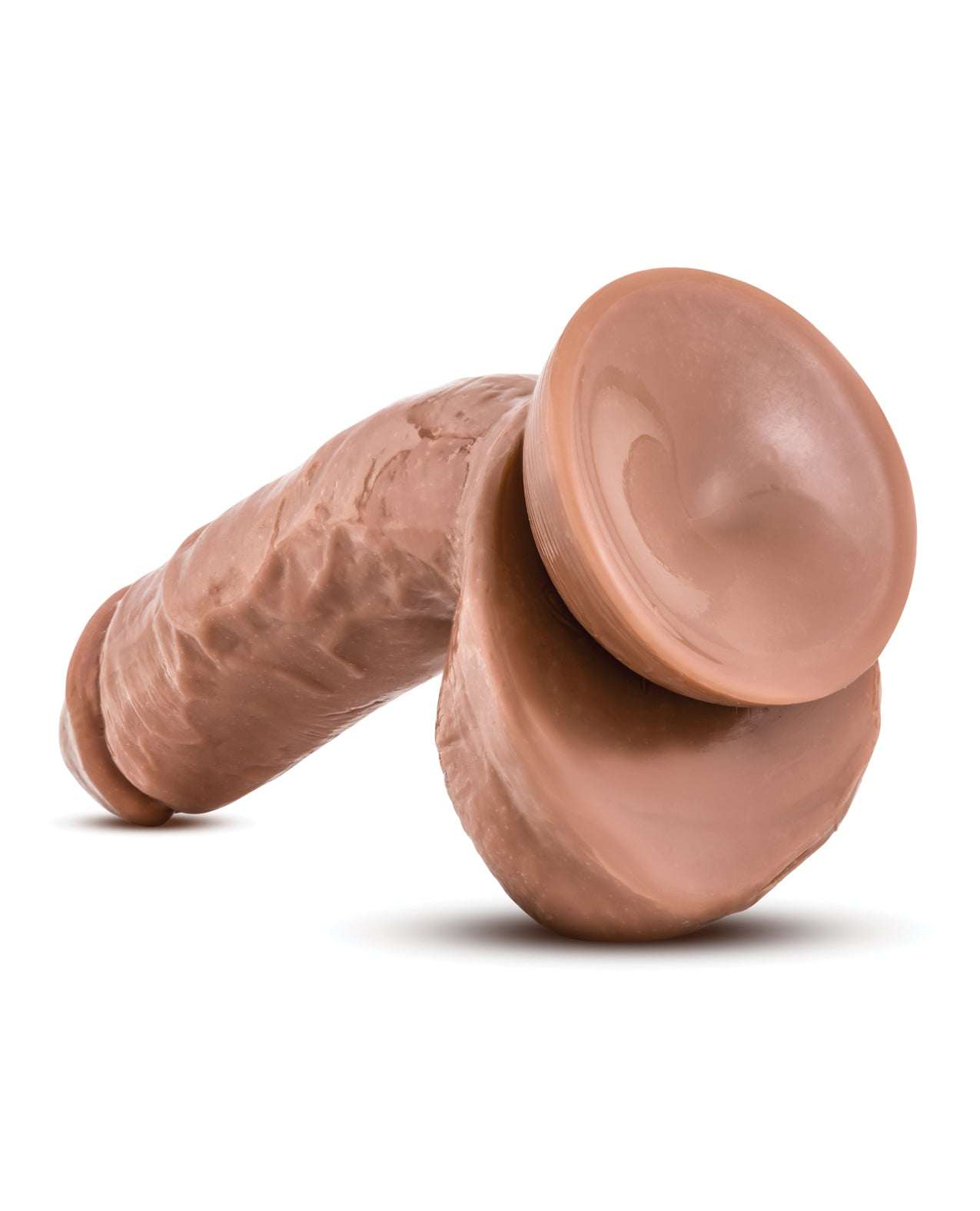 Blush X5 Mister Grande realistic dildo with suction cup and flexible shaft in flesh tone