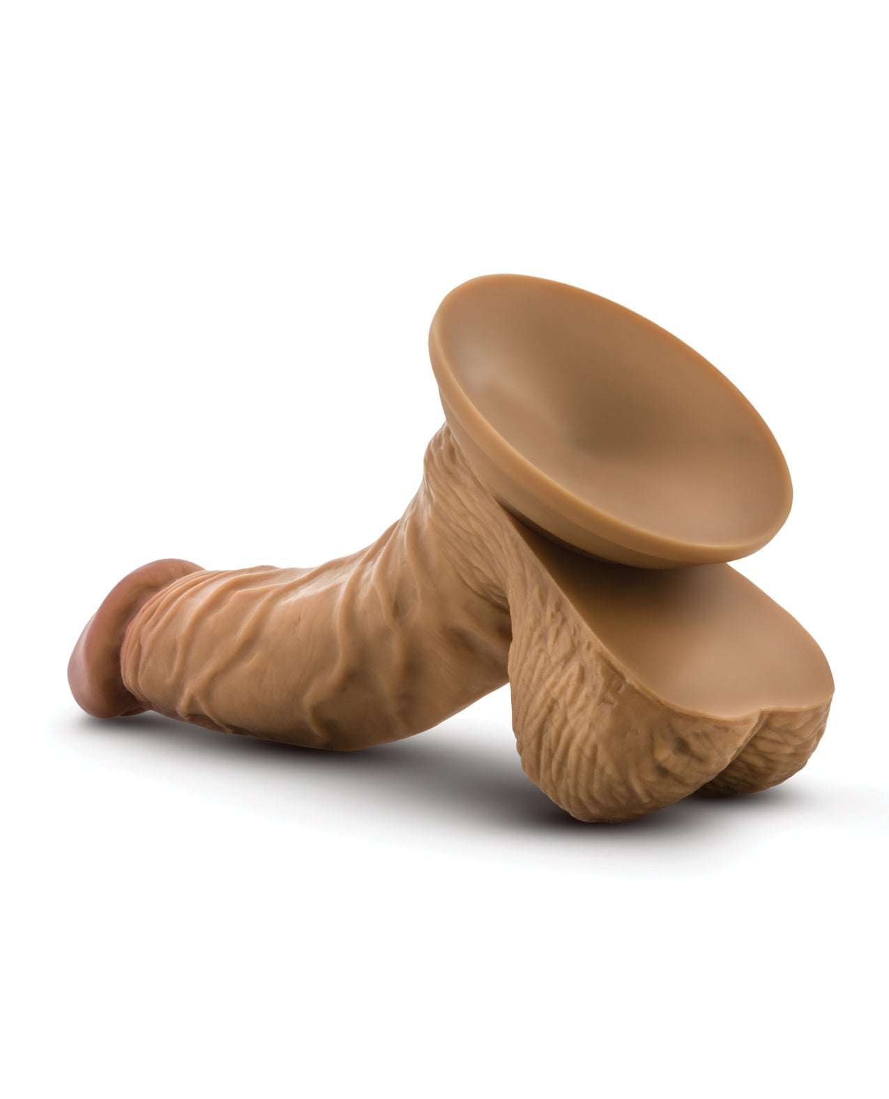 Blush Coverboy Papito Latin suction cup dildo with realistic texture and curved design for g-spot and p-spot stimulation