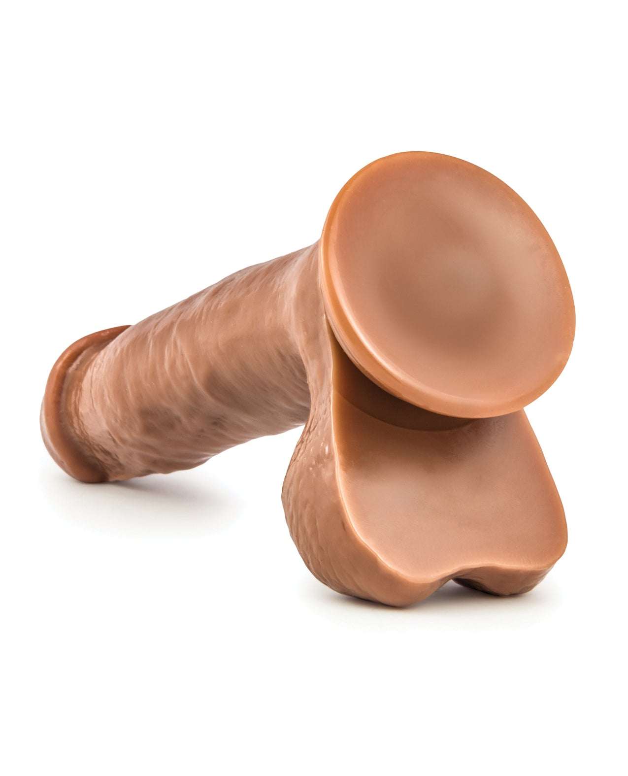 Blush Coverboy The Kingpin realistic Latin dildo with harness-compatible suction cup and phthalate-free PVC, 7 inches long