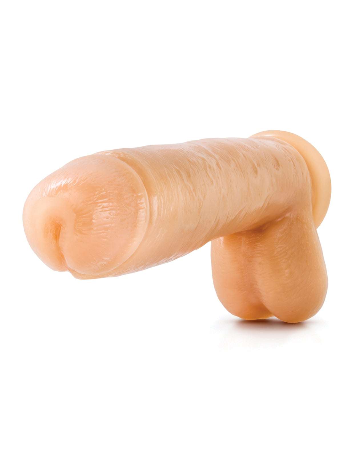 Blush Hung Rider Butch 11-inch flesh dildo with realistic texture and suction cup base