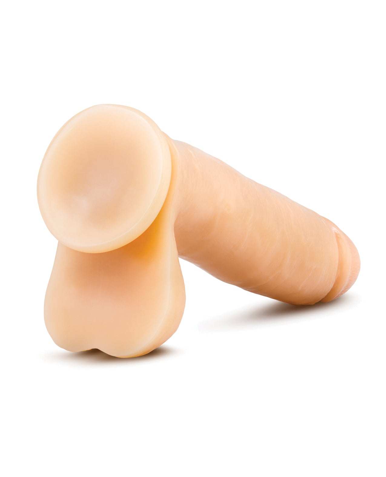 Blush Hung Rider Butch 11-inch flesh dildo with suction cup base for hands-free use
