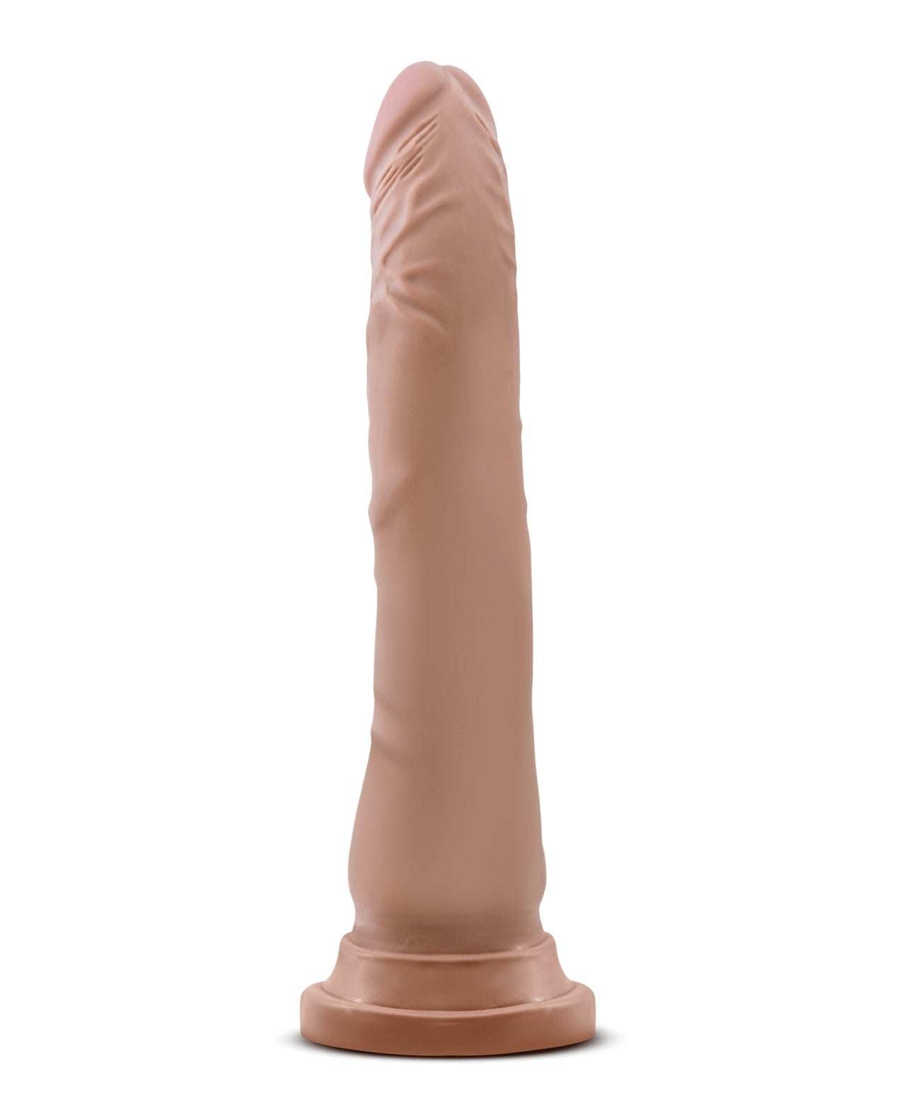 Blush Roberto realistic slim dildo with suction cup base in nude color