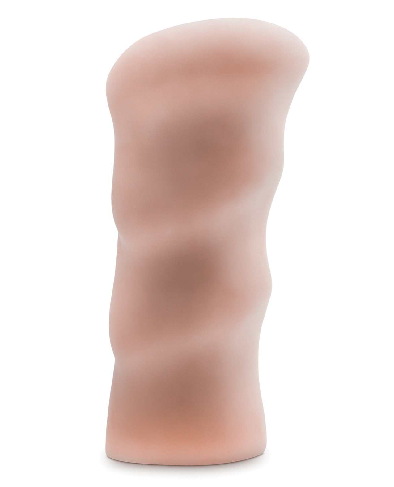 Blush X5 Men Ass Stroker in vanilla, palm-sized realistic soft TPE material for intense sensations.