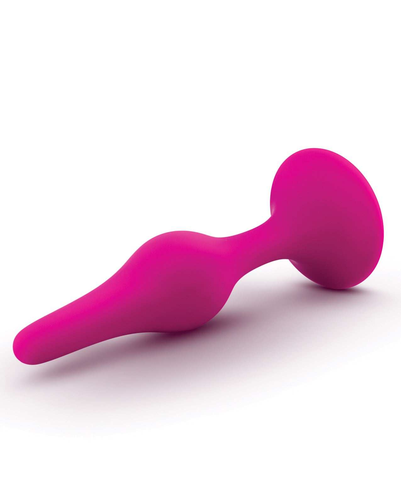 Pink Blush Luxe Beginner Plug Small made of smooth body-safe silicone for gentle anal play and comfort