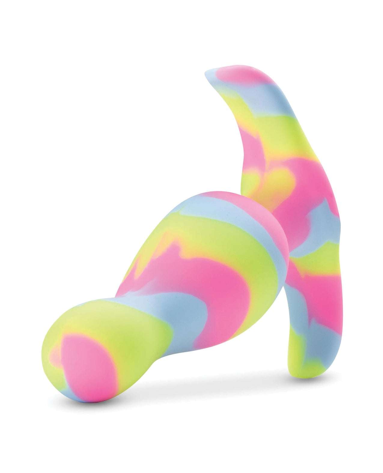 Blush Avant Kaleido Silicone Plug in lime color with ergonomic tapered design and body-safe silicone material