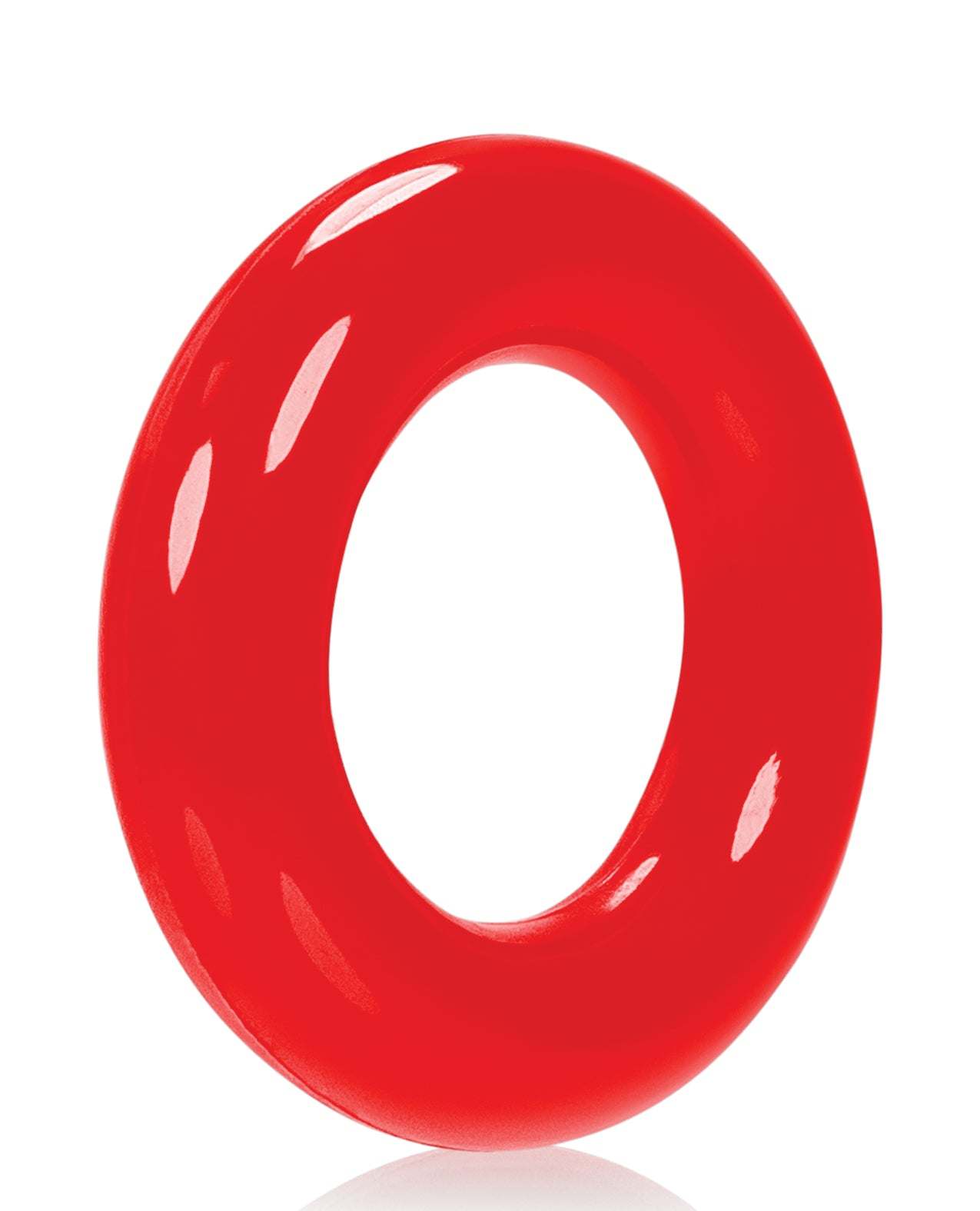 Red Oxballs OXR-1 stretchy jelly cockring made from FLEXtpr material