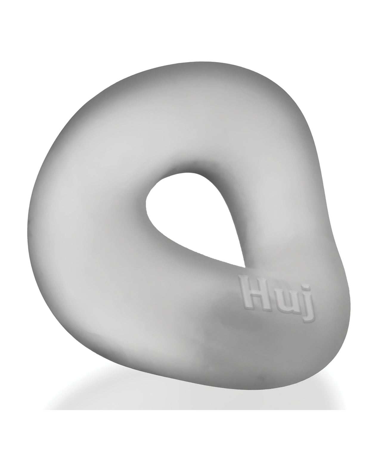 Clear ice-colored Form Cockring with a flexible, wavy silicone-TPR blend design for adjustable, comfortable fit.