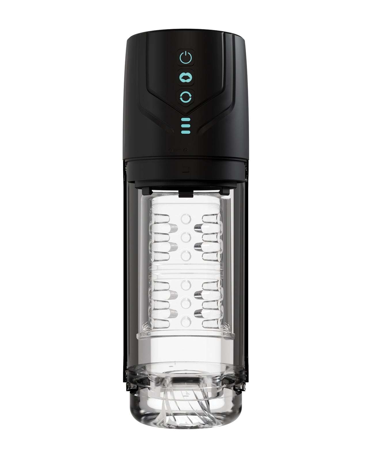 Blush M for Men Whirlwind Pro automatic male masturbator with 360° rotation, suction modes, USB rechargeable, and waterproof design.