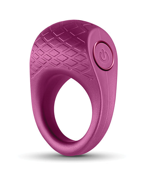 Seduction Levi Cock Ring - Metallic Burgundy by Cock & Balls