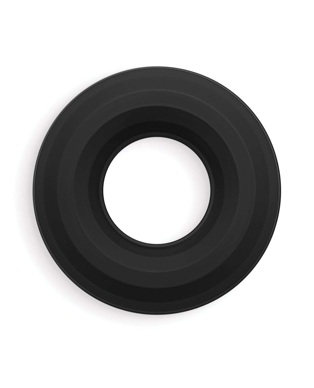 Black Renegade Fireman large cock ring made of soft liquid silicone for comfort and prolonged performance