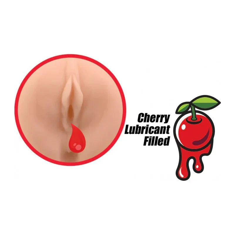 Skinsations Sweet Virgin realistic sex toy with cherry lubricant filling and lifelike texture
