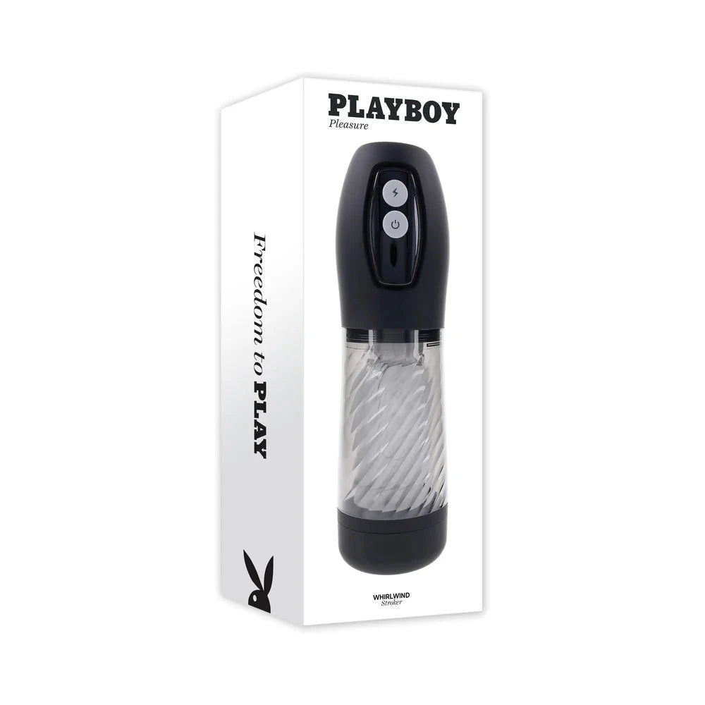 Playboy Whirlwind Rechargeable Thrusting and Spinning Stroker by Masturbators and Strokers