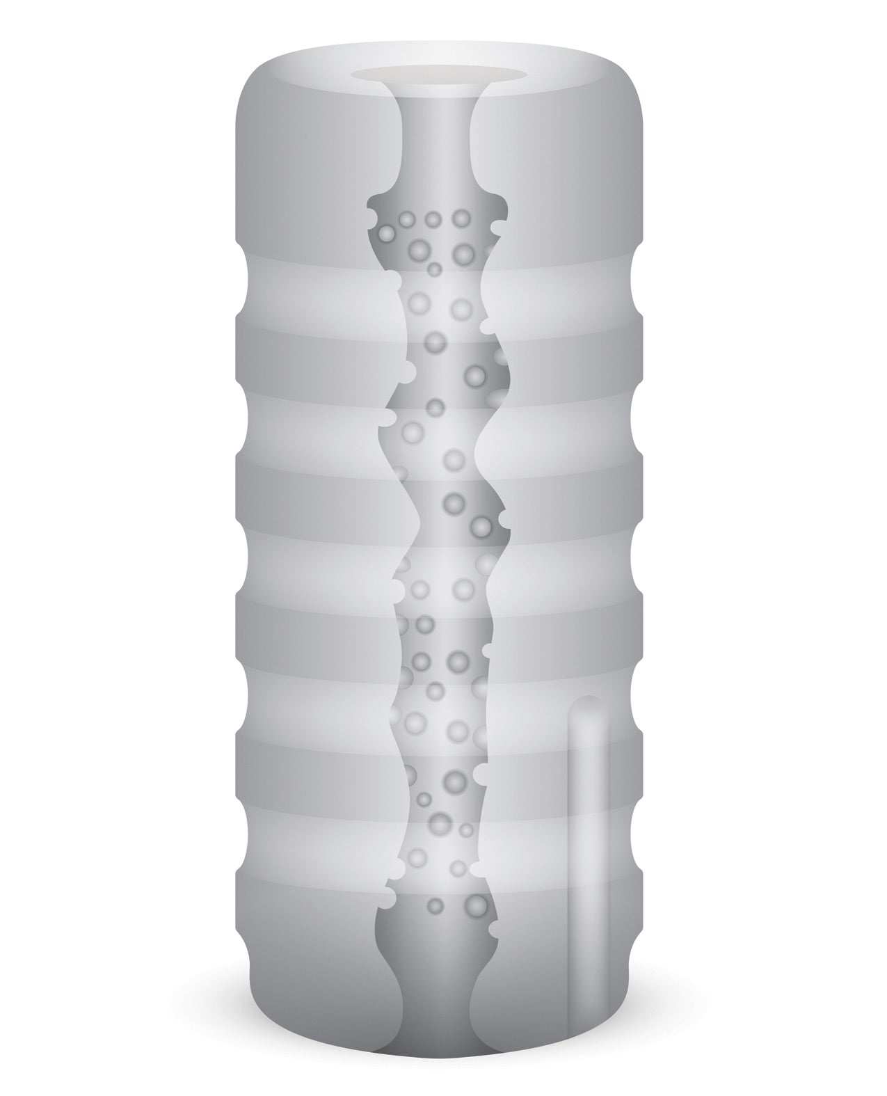 ZOLO Girlfriend Squeezable Vibrating Stroker with textured sleeve and 7-function bullet for enhanced stimulation
