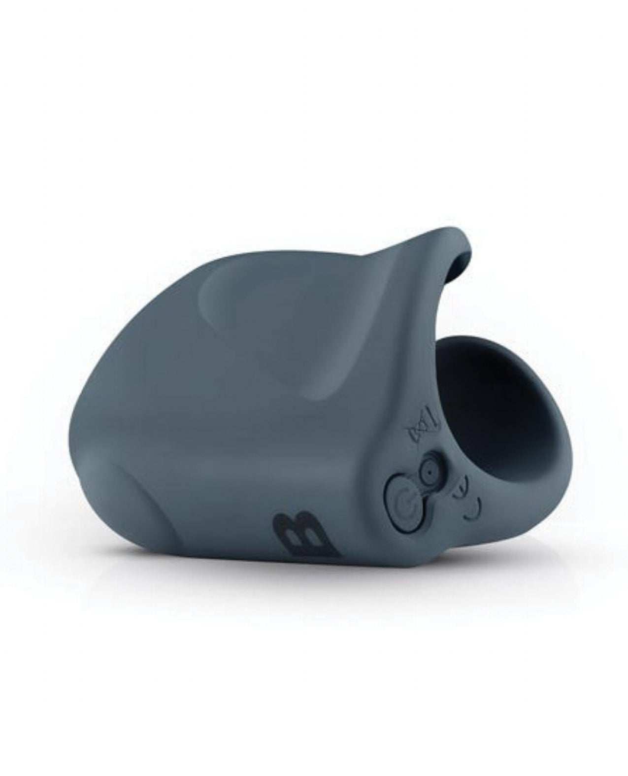 Black Boners Vibrating Hand Job Stroker made of soft silicone with 10 vibration modes and USB charging.