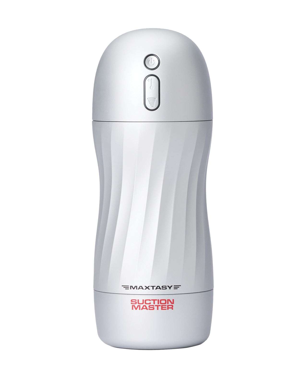 Maxtasy Suction Master realistic stroker with advanced suction, vibration, and warming modes in nude color