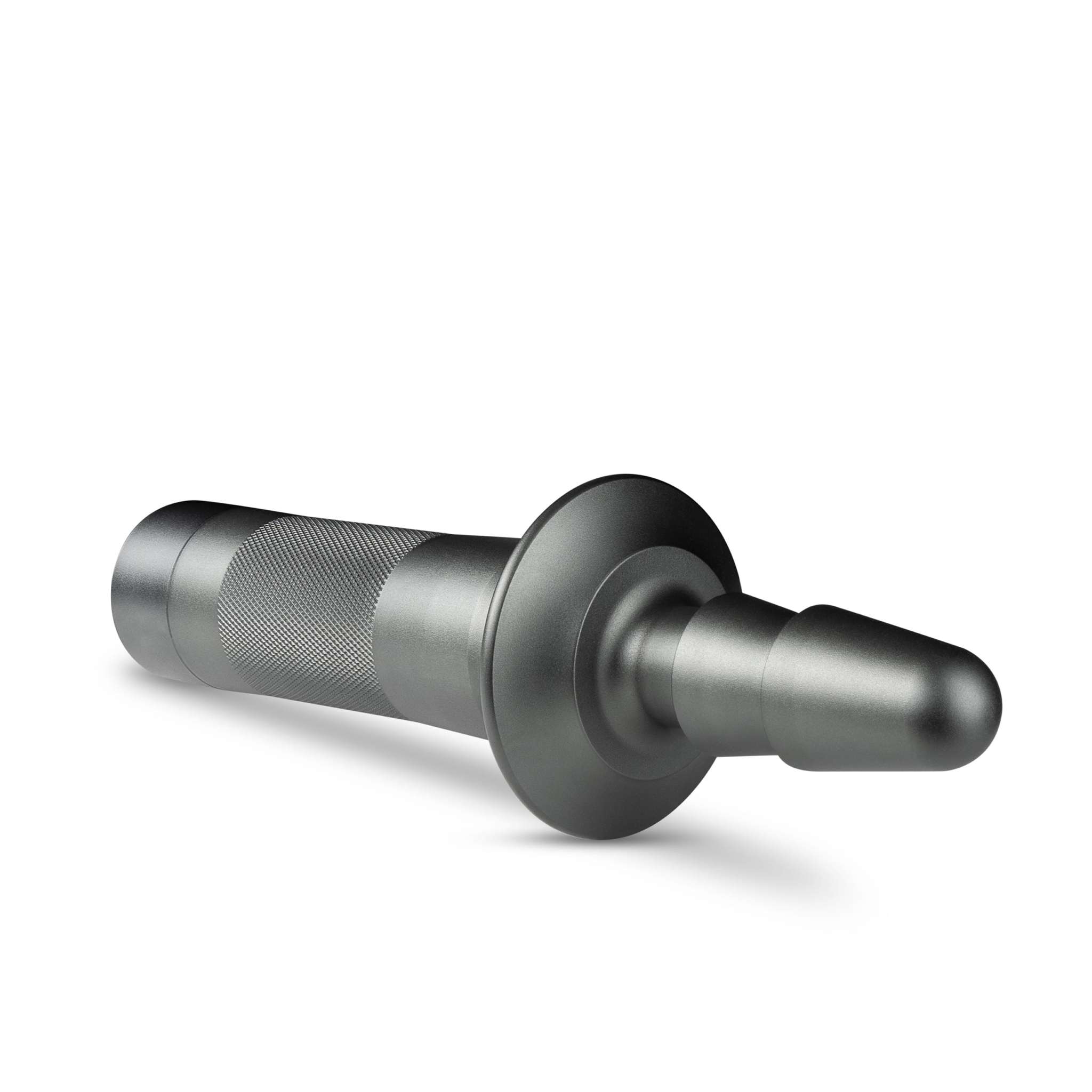 Lock on - Karbonite handle grip in sleek charcoal gray with textured surface and ergonomic design