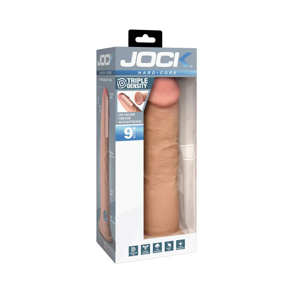 JOCK Hard-Core 9 in. Triple Density Dildo by Anal Toys & Stimulators