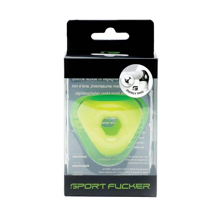 Sport Fucker Energy Ring high-performance silicone training ring for athletes in green packaging