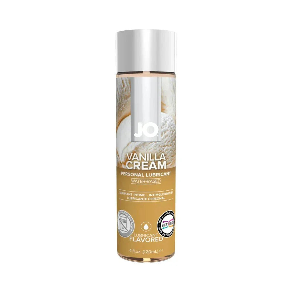 JO H2O Vanilla Cream Flavored Water-Based Lubricant 4 oz. by Lubricants, Creams & Glides