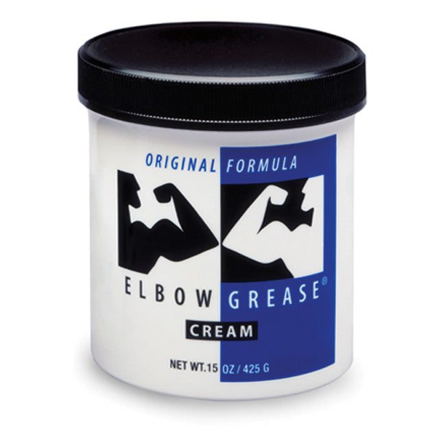 Elbow Grease Original Cream 15oz container with original formula label and black lid