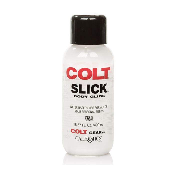 Colt Slick Lube 16.57 oz water-based personal lubricant with silky smooth glide and easy clean-up