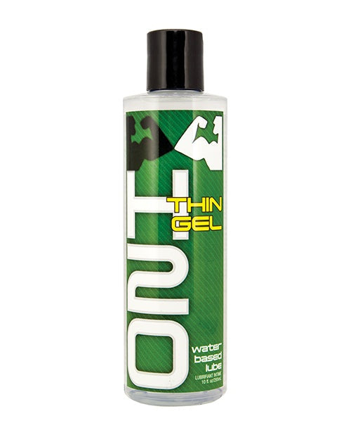 Elbow Grease H2O Thin Gel water-based lubricant in 8.5 oz bottle with latex-friendly, slick formula for intimate use