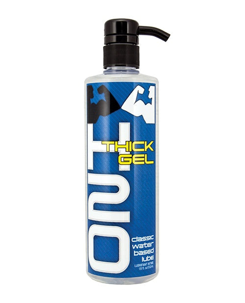 Elbow Grease H2O Classic Thick Gel 16 oz pump bottle water-based personal lubricant with smooth texture and latex compatibility