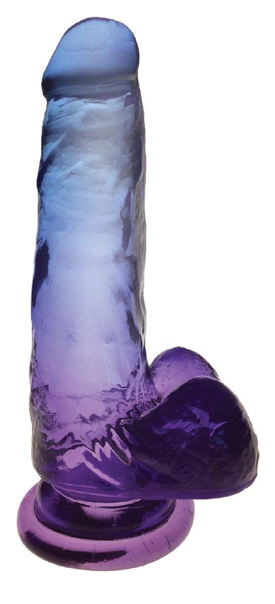Shades - 7 Inch Gradient Dong - Blue and Violet by Anal Toys & Stimulators