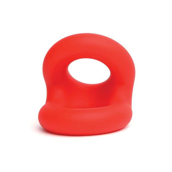 Sport Fucker Rugby Ring red liquid silicone cock ring for enhanced pleasure and comfort