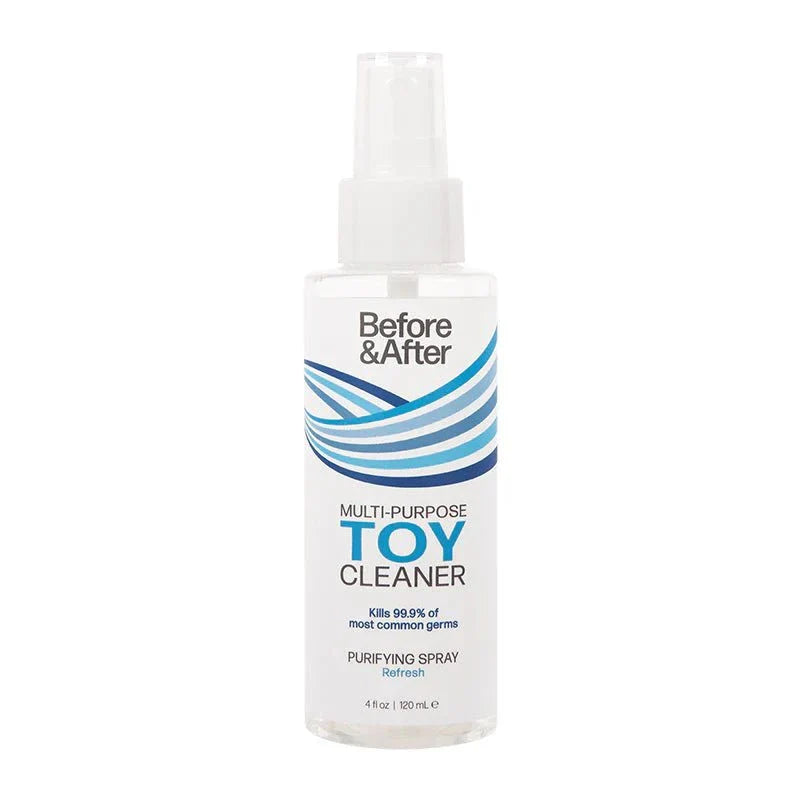 Before & After Spray multi-purpose toy cleaner bottle 4 oz kills 99.9% germs safe for children