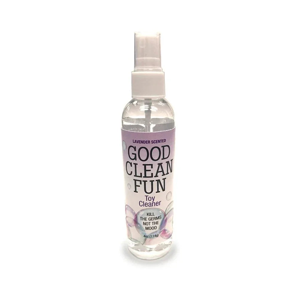 Good Clean Fun Toy Cleaner lavender scented 118ml bottle for personal toy hygiene