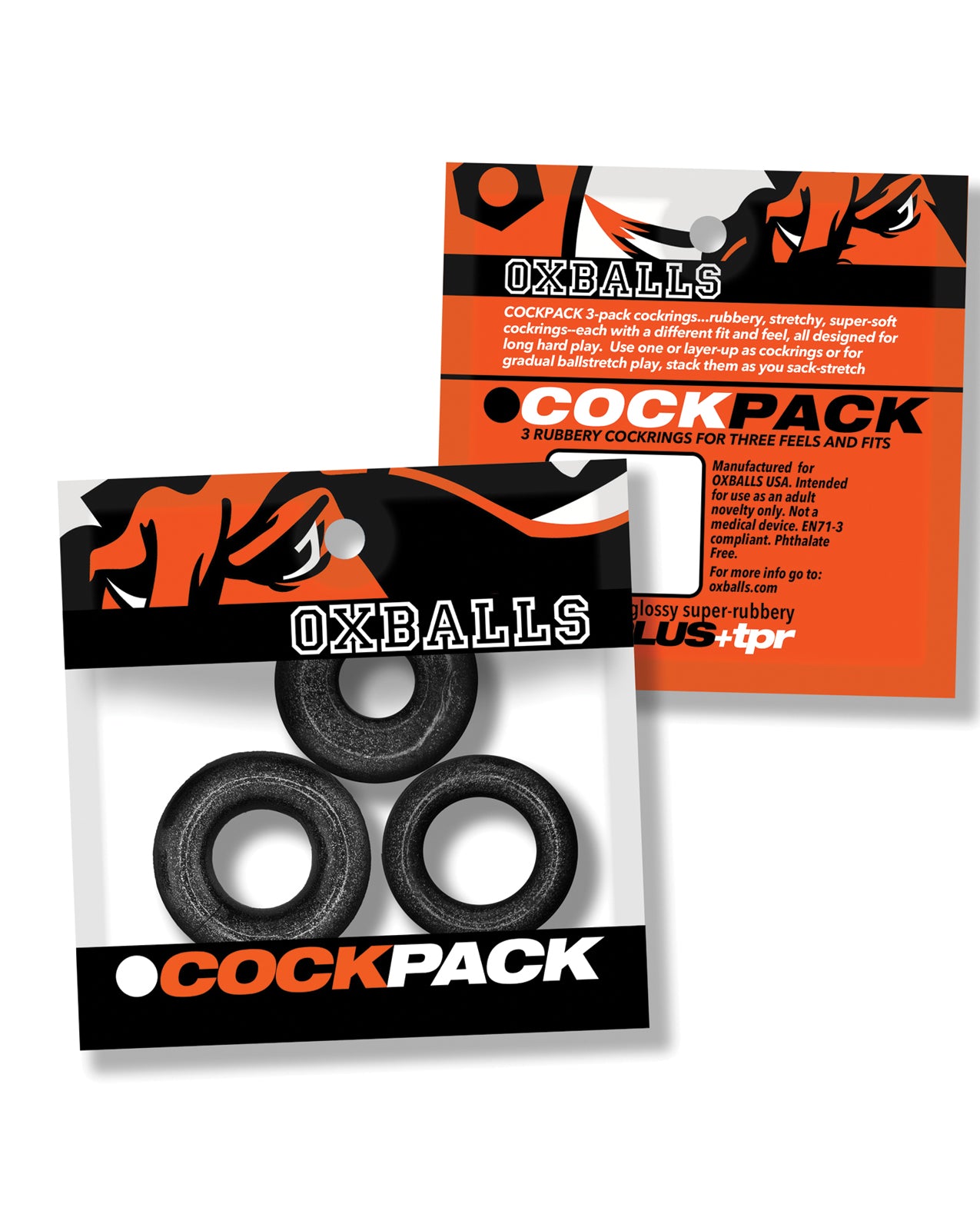 Cockpack Multi Design 3 Pack - Black Mica