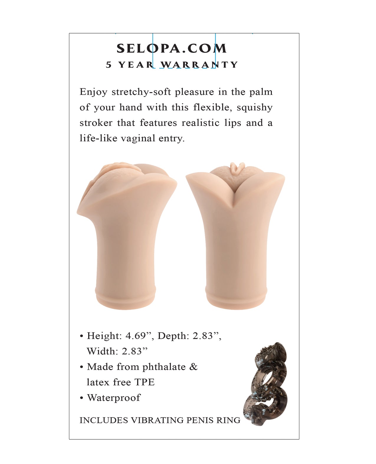 Selopa Pocket Pleaser Stroker Light