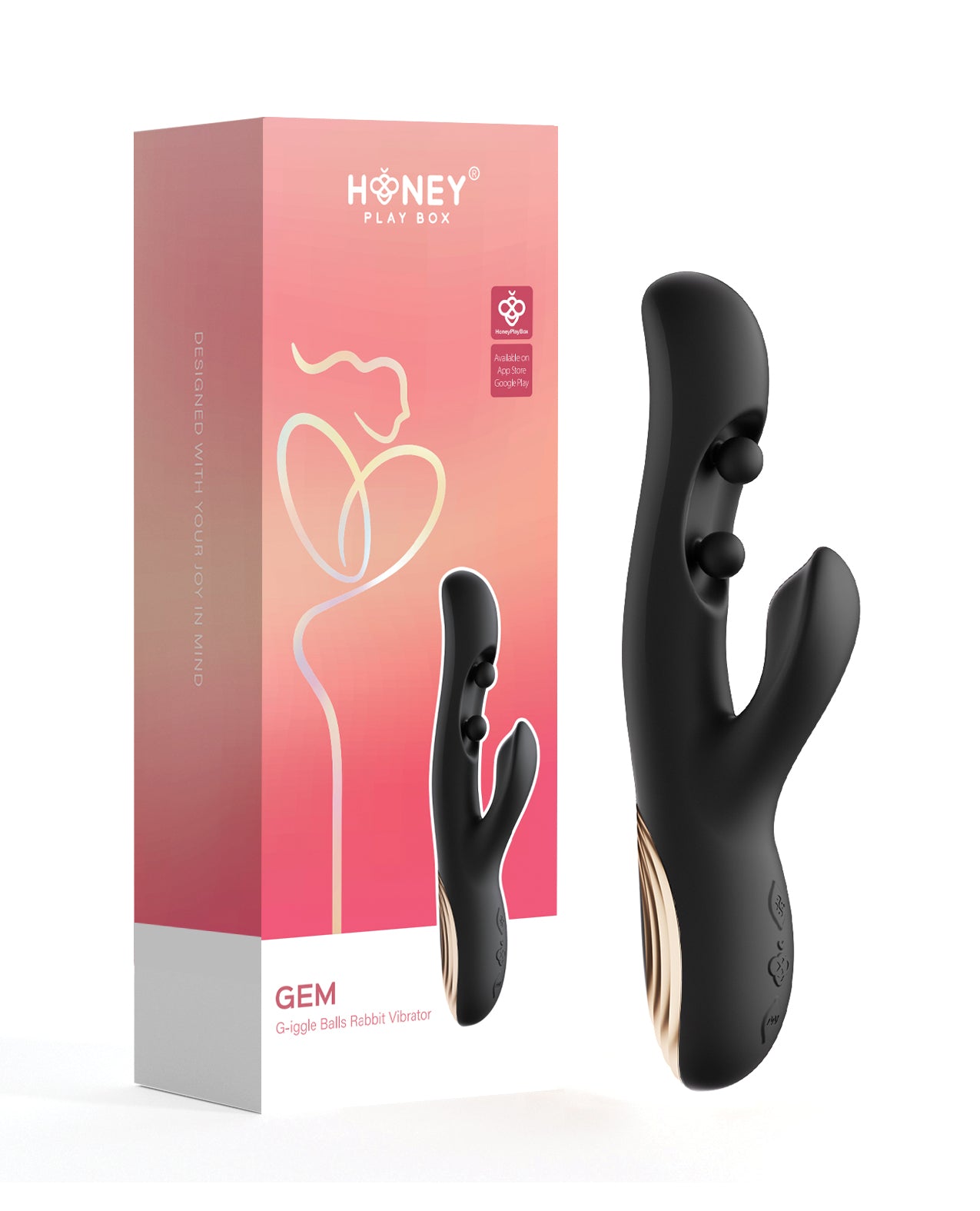 twin balls rabbit vibrator — view 9