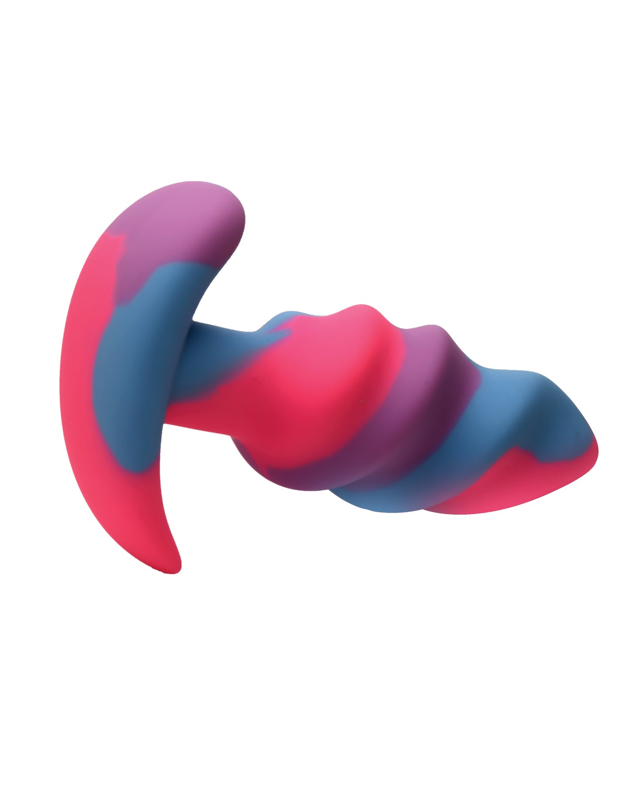 Creature Cocks Unicorn Swirl Silicone Butt Plug Medium