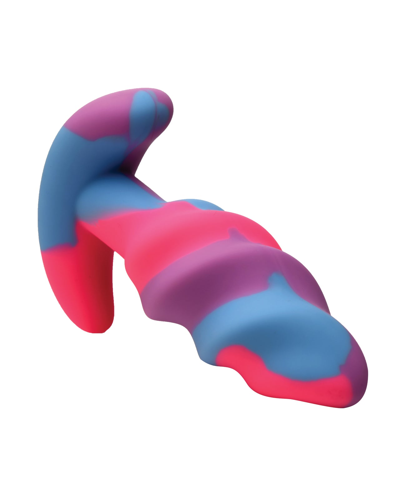 Creature Cocks Unicorn Swirl Silicone Butt Plug Medium