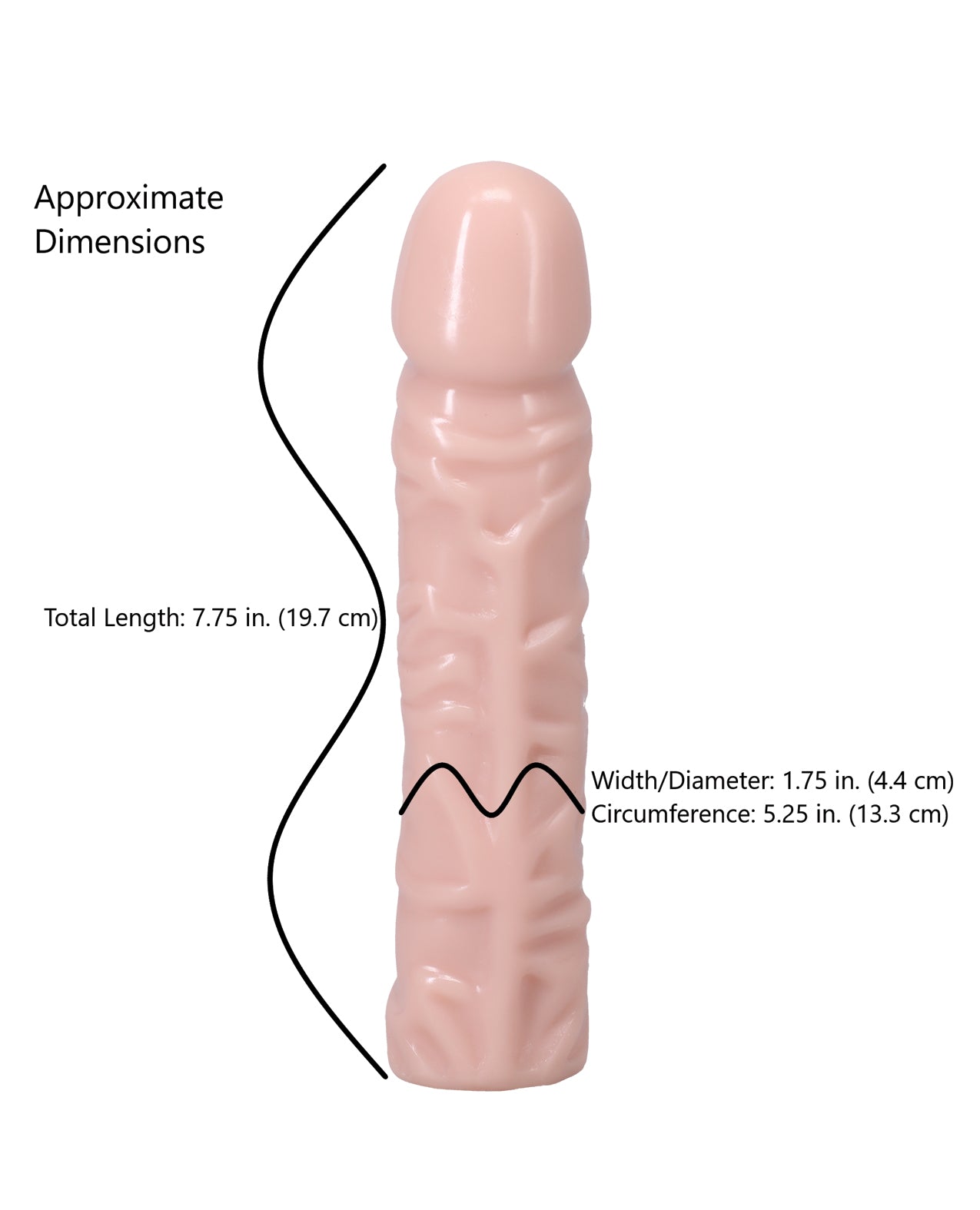 Classic Dong (Flesh 8 inch)