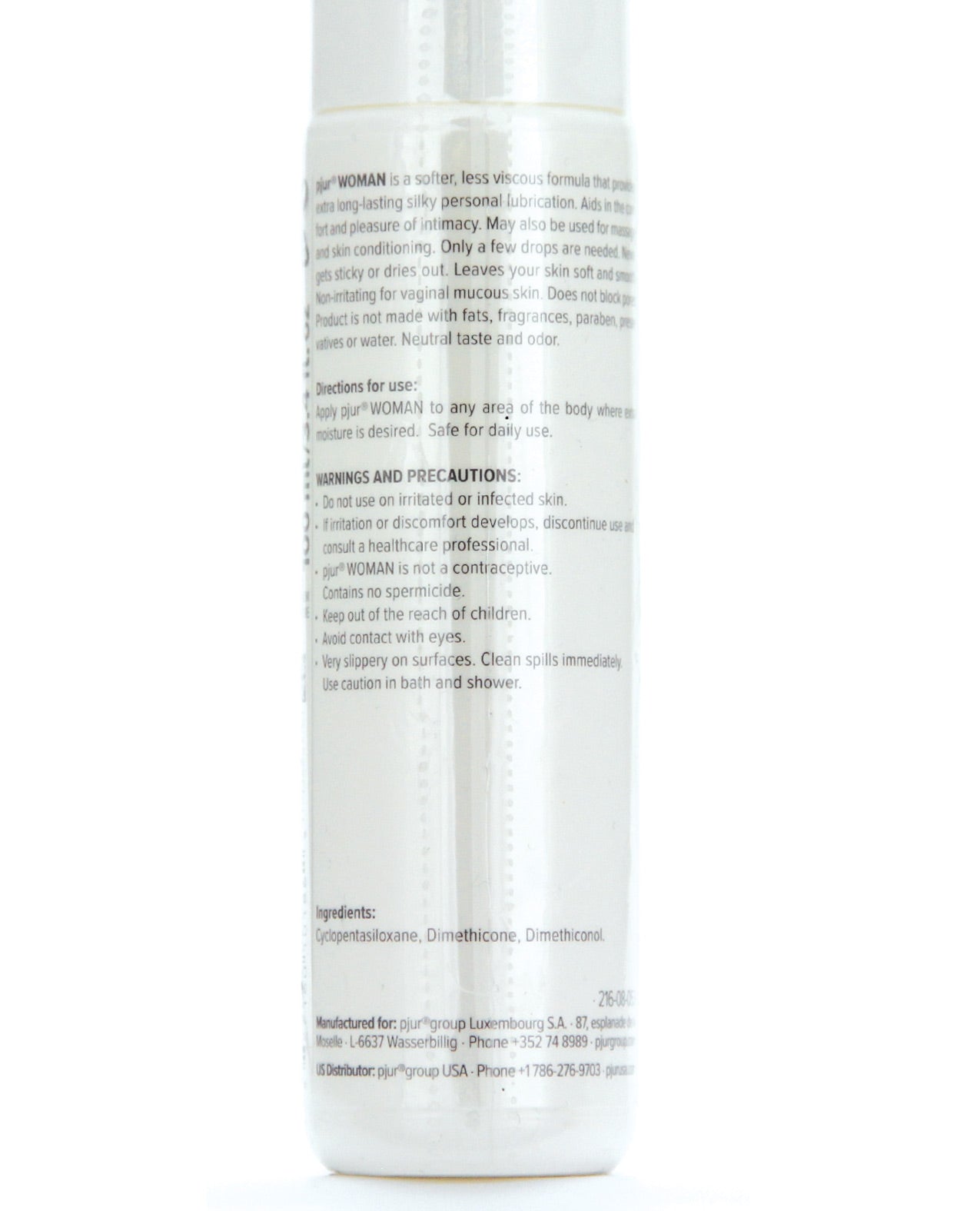 Pjur Woman Concentrated Silicone Personal Lubricant 3.4 oz.