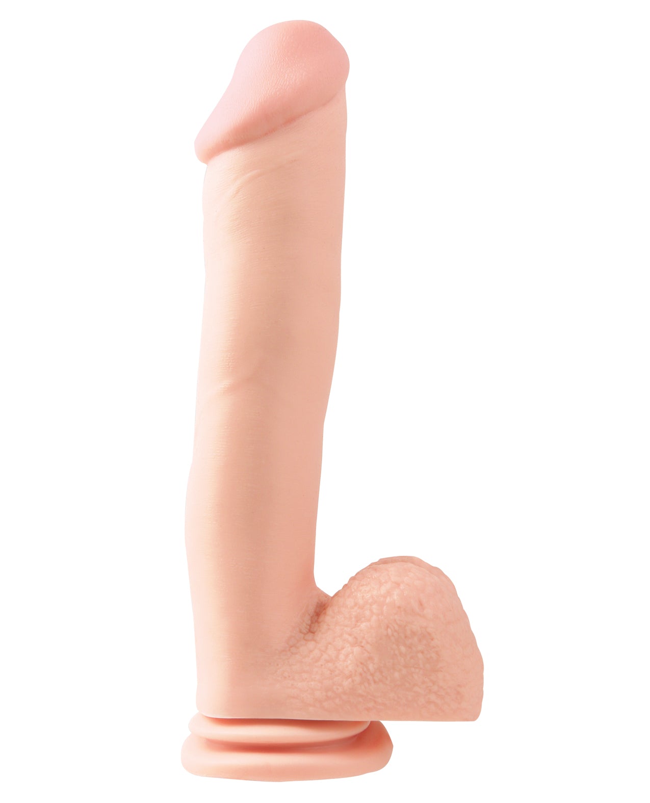 Basix Rubber Works Dong w/Suction Cup - Flesh