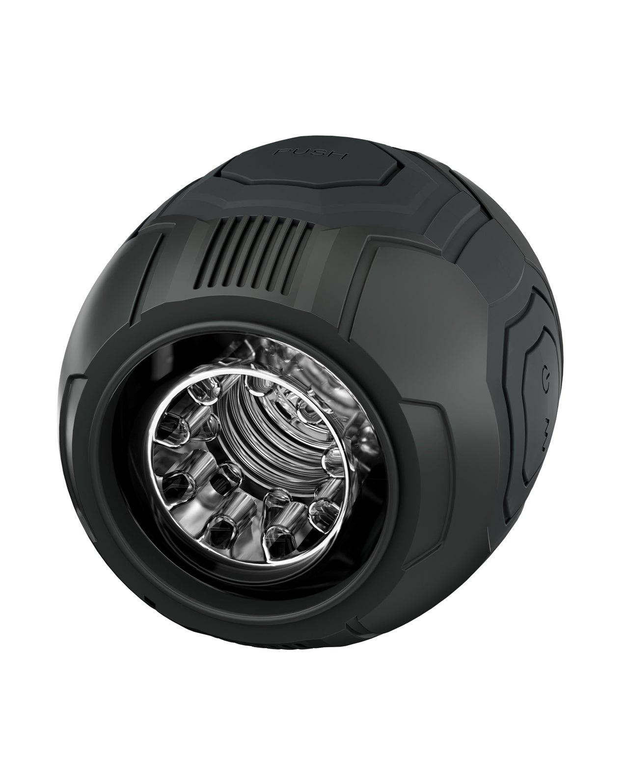 M for Men Dome X Vibrating Masturbator Black