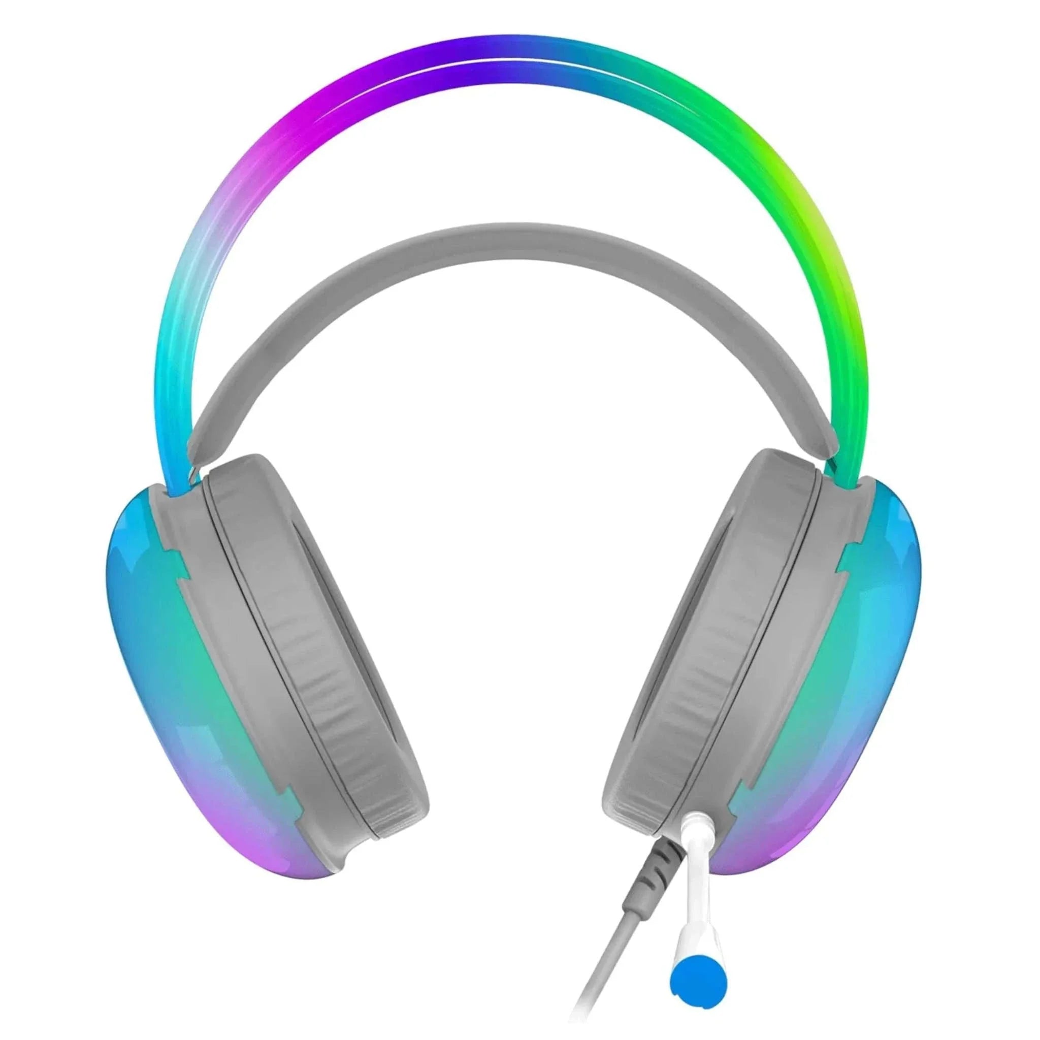 Supersonic Pro-Wired Gaming Headset with RGB lights, surround sound, padded ear cushions, and adjustable headband.