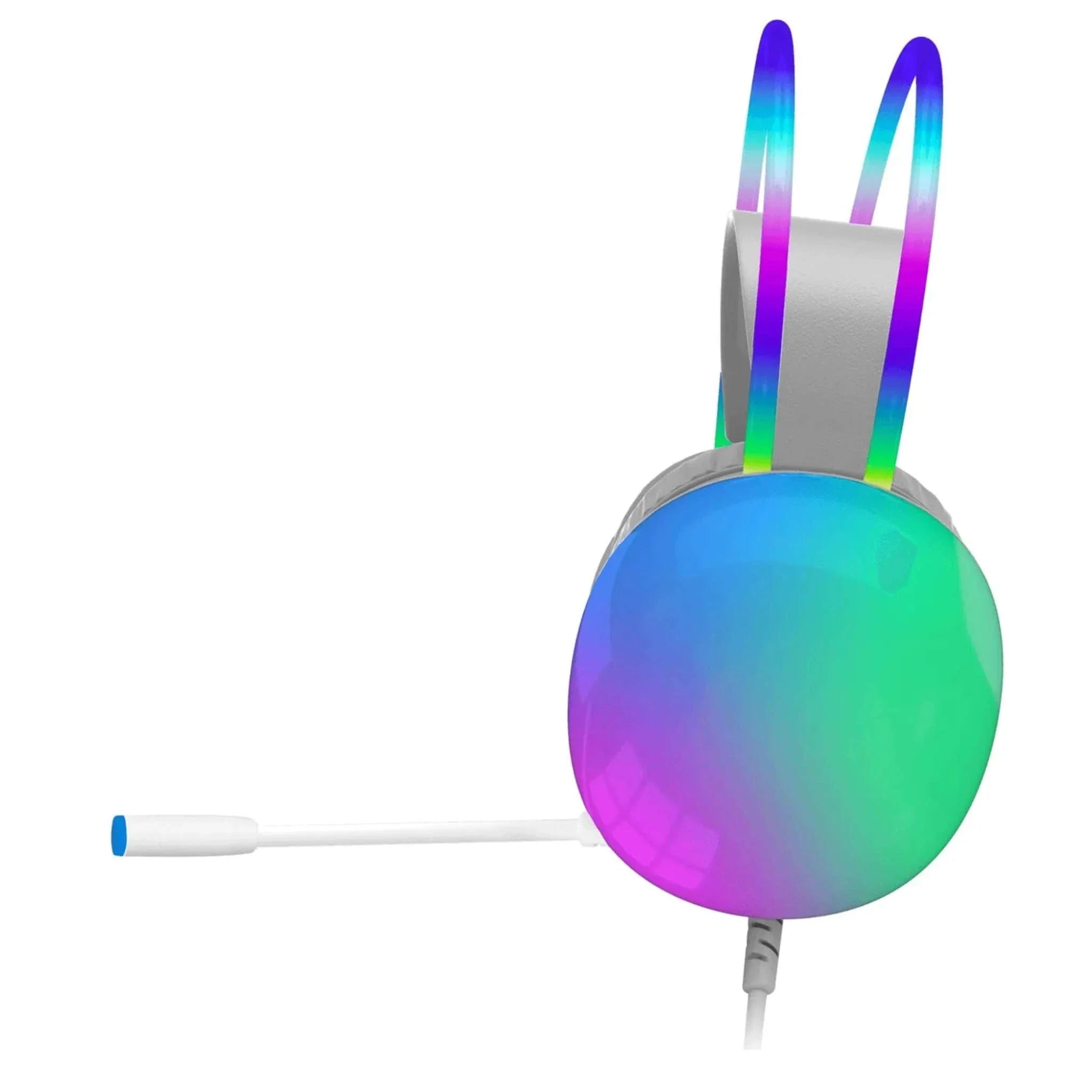 Supersonic Pro-Wired Gaming Headset with RGB lighting, surround sound, adjustable microphone, and padded comfort.