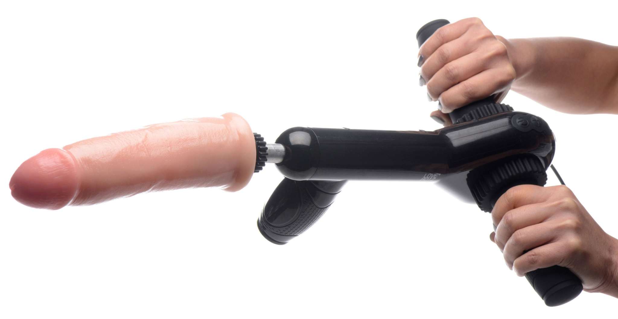 Pro-Bang Sex Machine with realistic dildo and remote control for adjustable thrusting pleasure